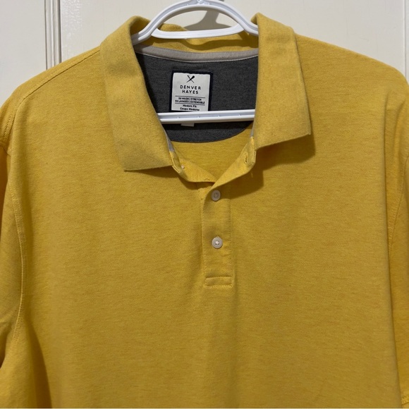 Denver Hayes Yellow Polo Shirt - Picture 2 of 4